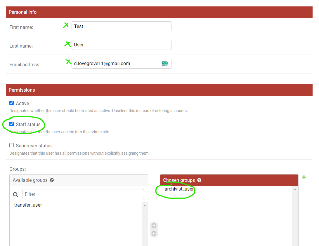 Adding extra information to user object