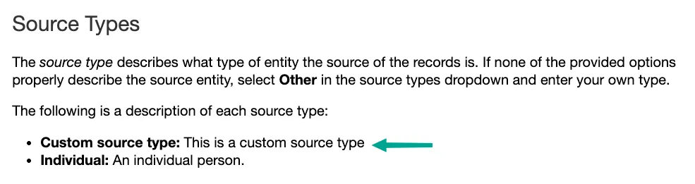New source type in source explanation