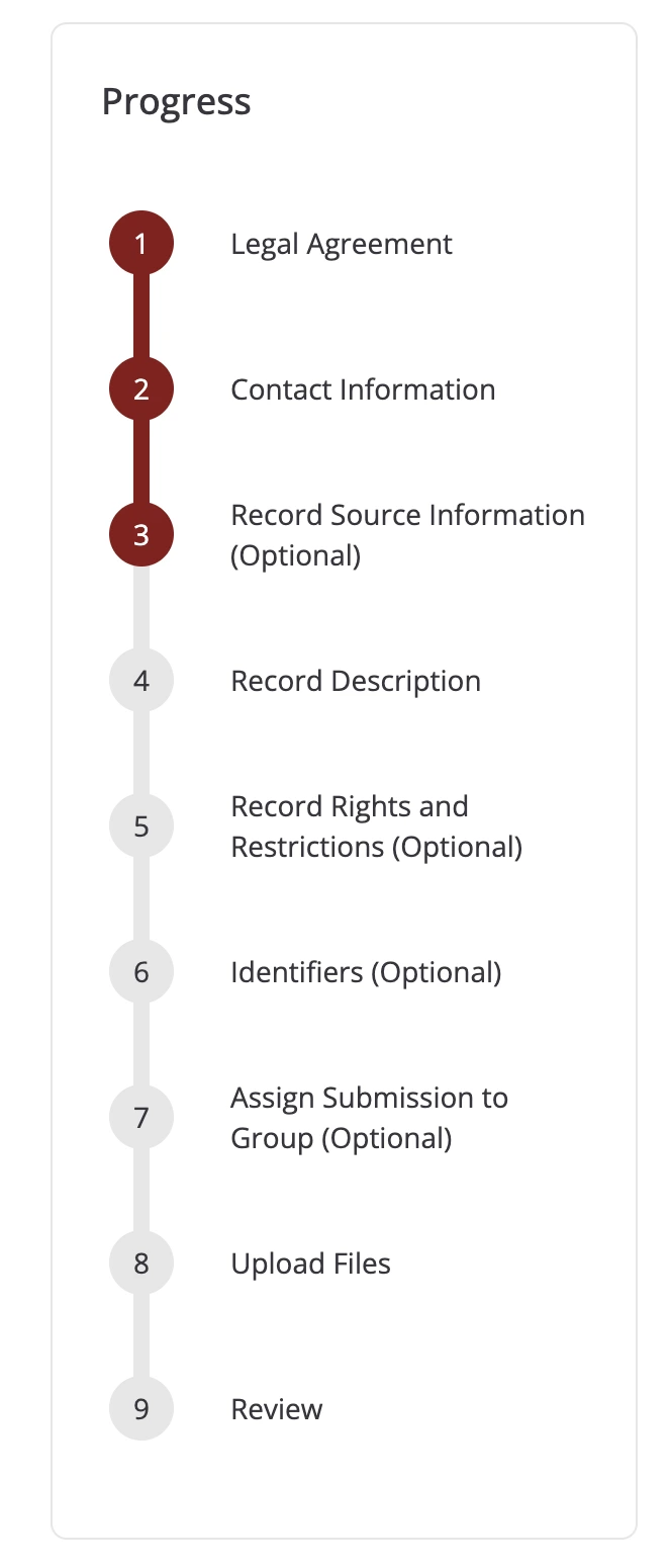 Progress Bar on the submission form